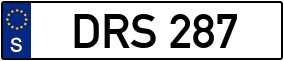 Truck License Plate